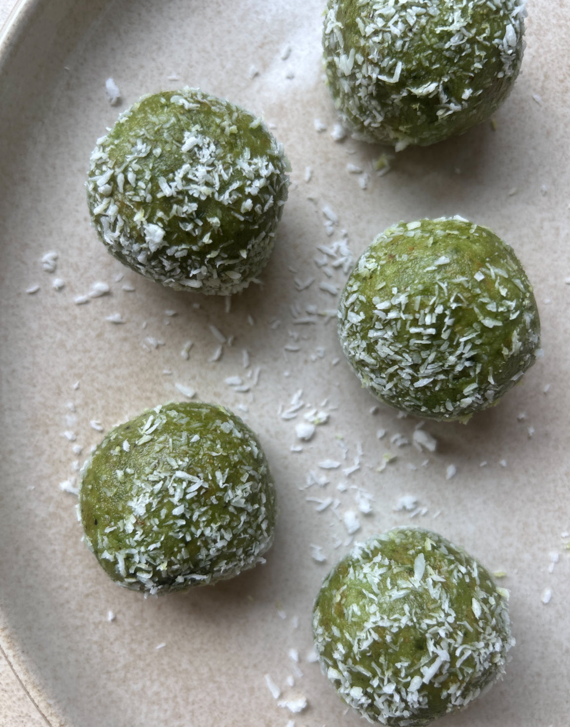 Creamy Matcha Bliss Balls
