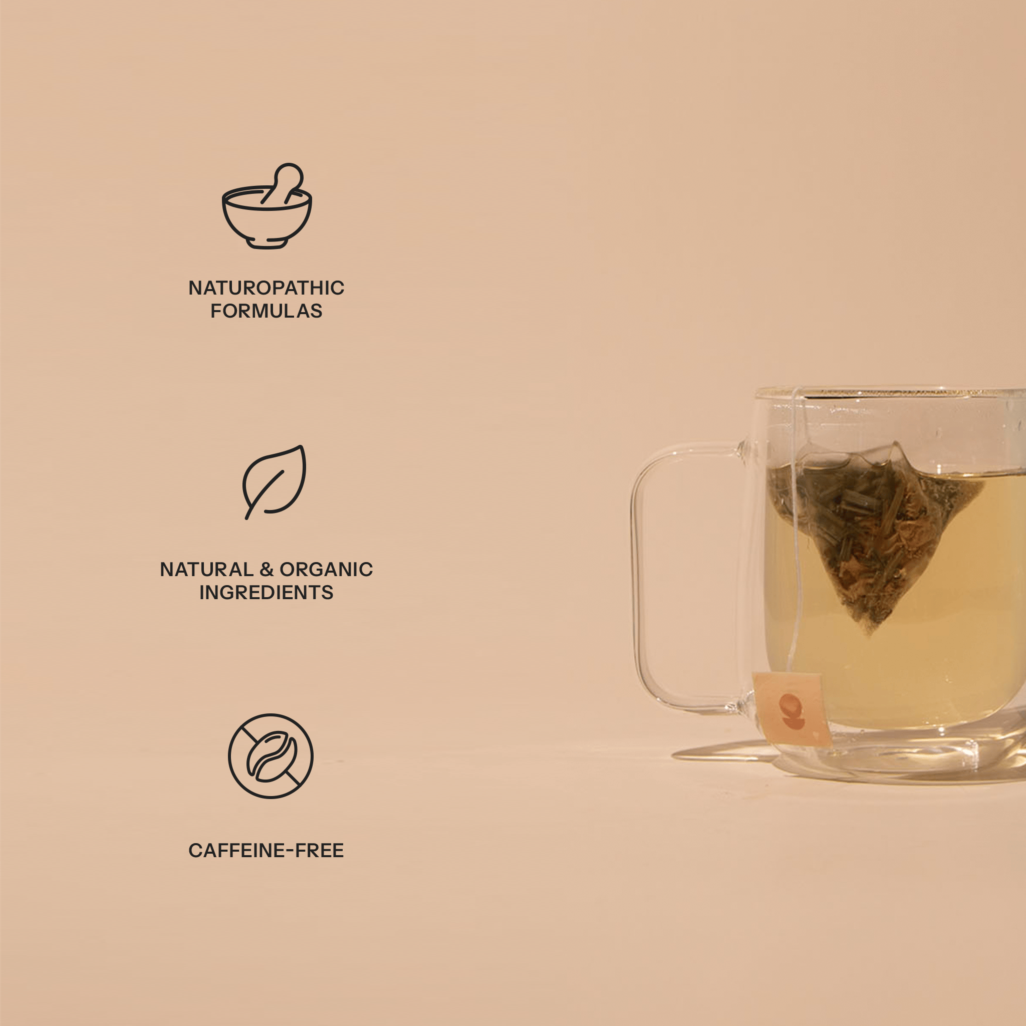 Calm herbal tea for anxiety relief and stress support in women - Nurtur Tea Australia