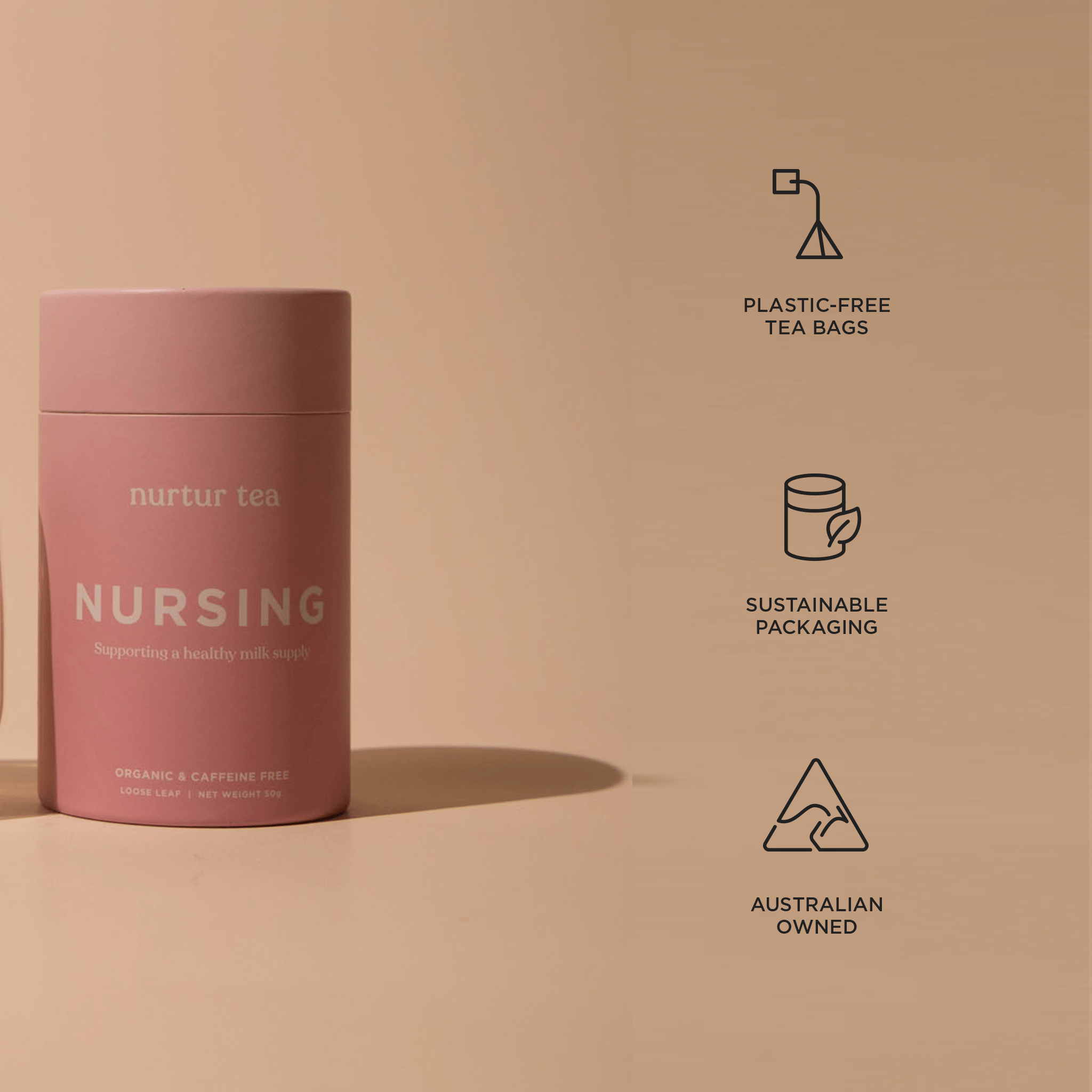 Nursing herbal tea to support breastfeeding and reduce colic symptoms - Nurtur Tea Australia