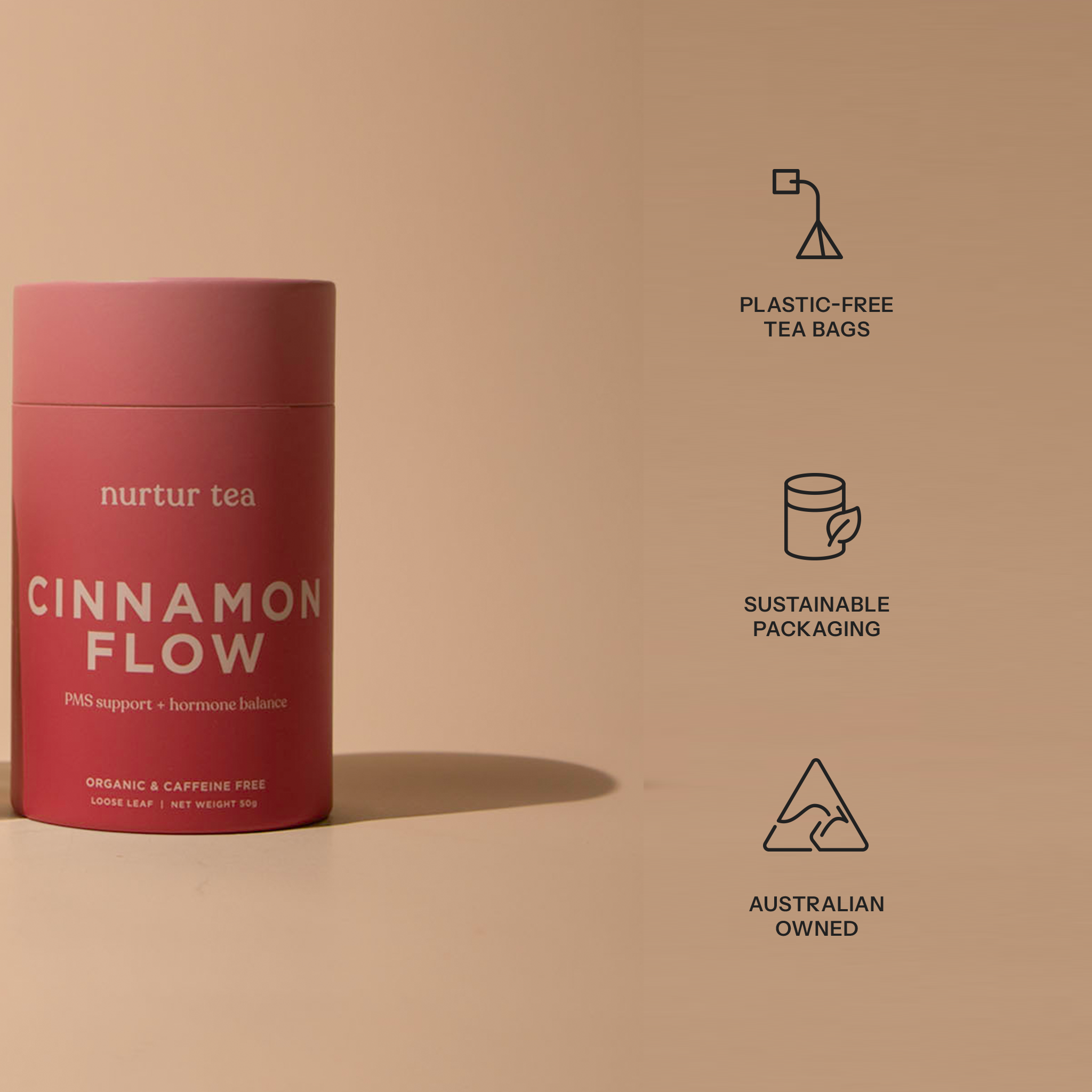 Cinnamon Flow Tea: Luteal Phase & PMS Support