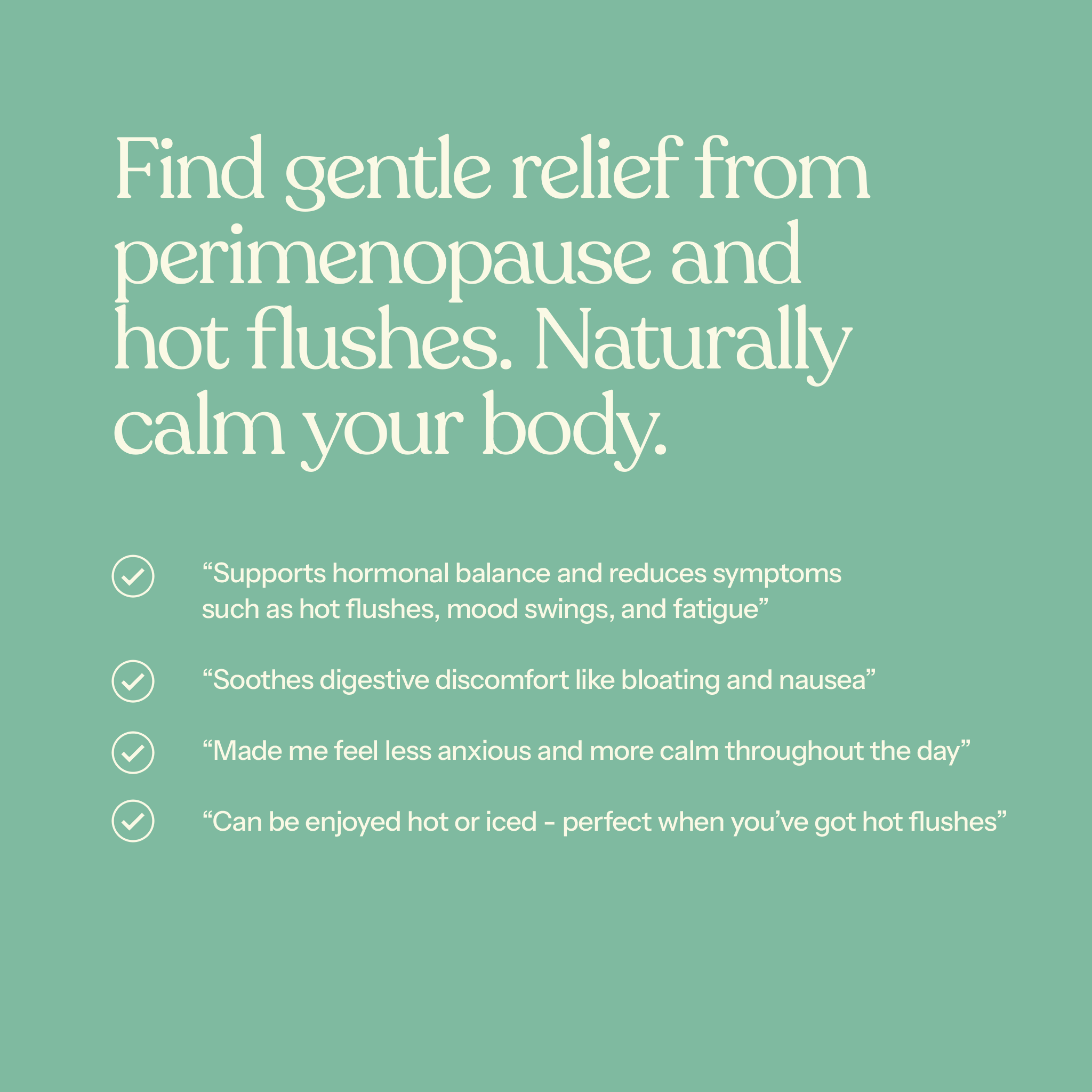 Menopause herbal tea for perimenopause and postmenopause symptom relief - Nurtur Tea Australia