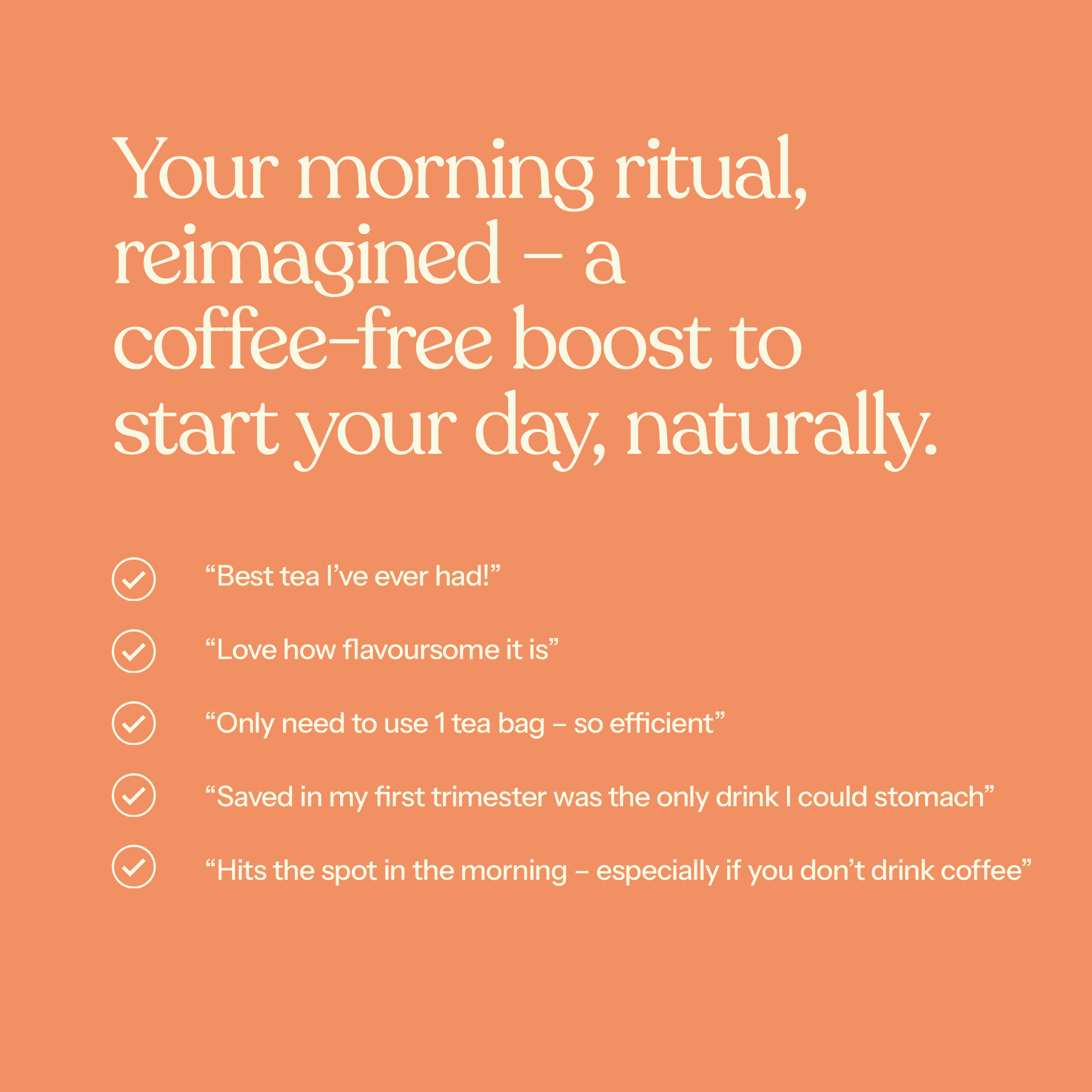 Morning Lift herbal tea for detox and metabolism boost in women - Nurtur Tea Australia