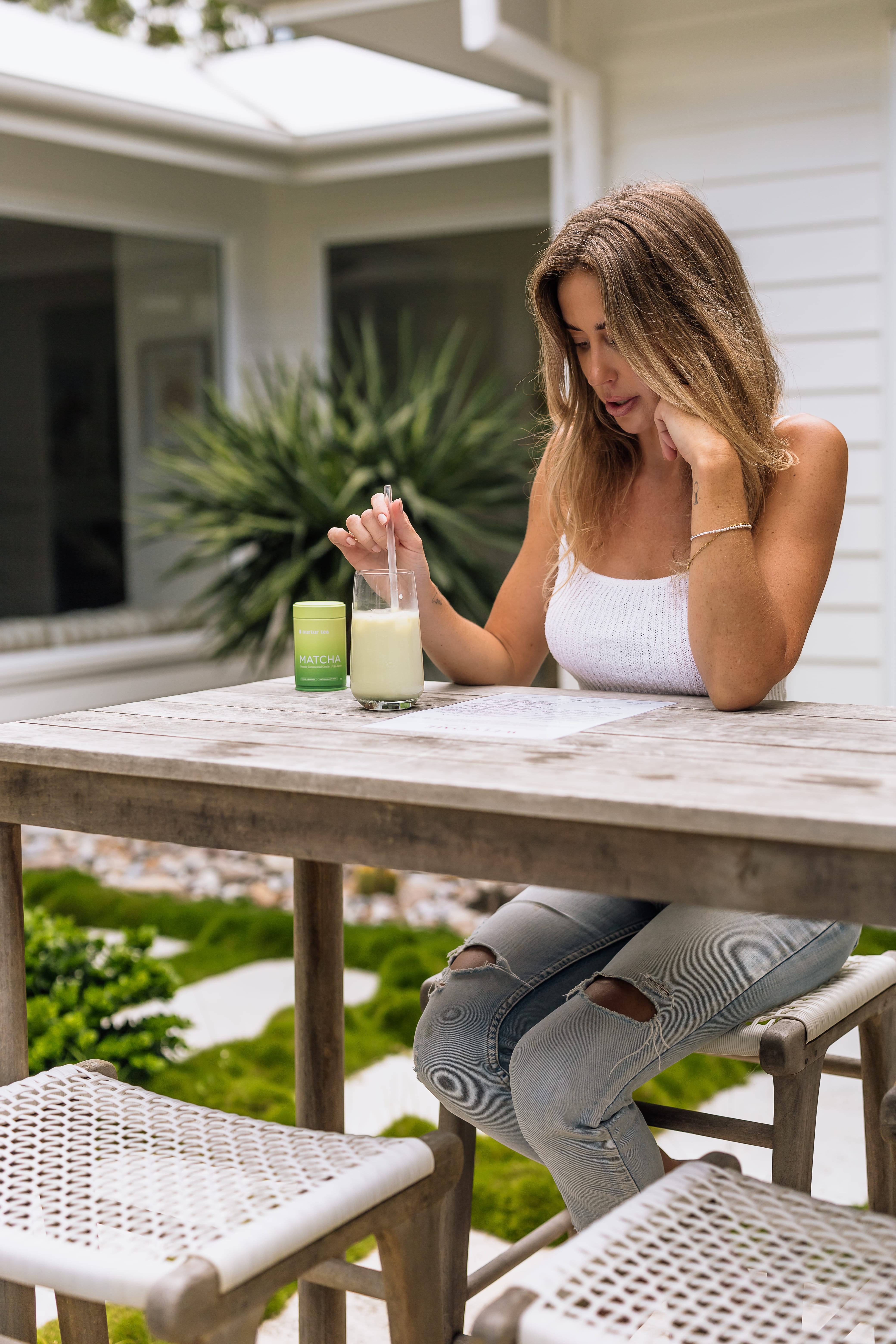 Ceremonial grade matcha powder from Uji Japan for women's wellness - Nurtur Tea Australia