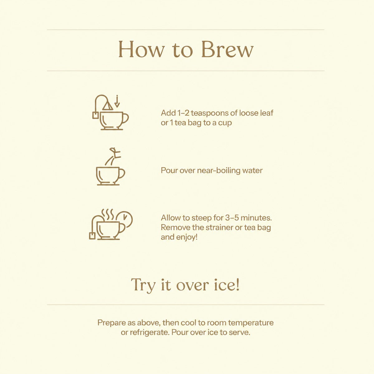 Daintree - How to brew