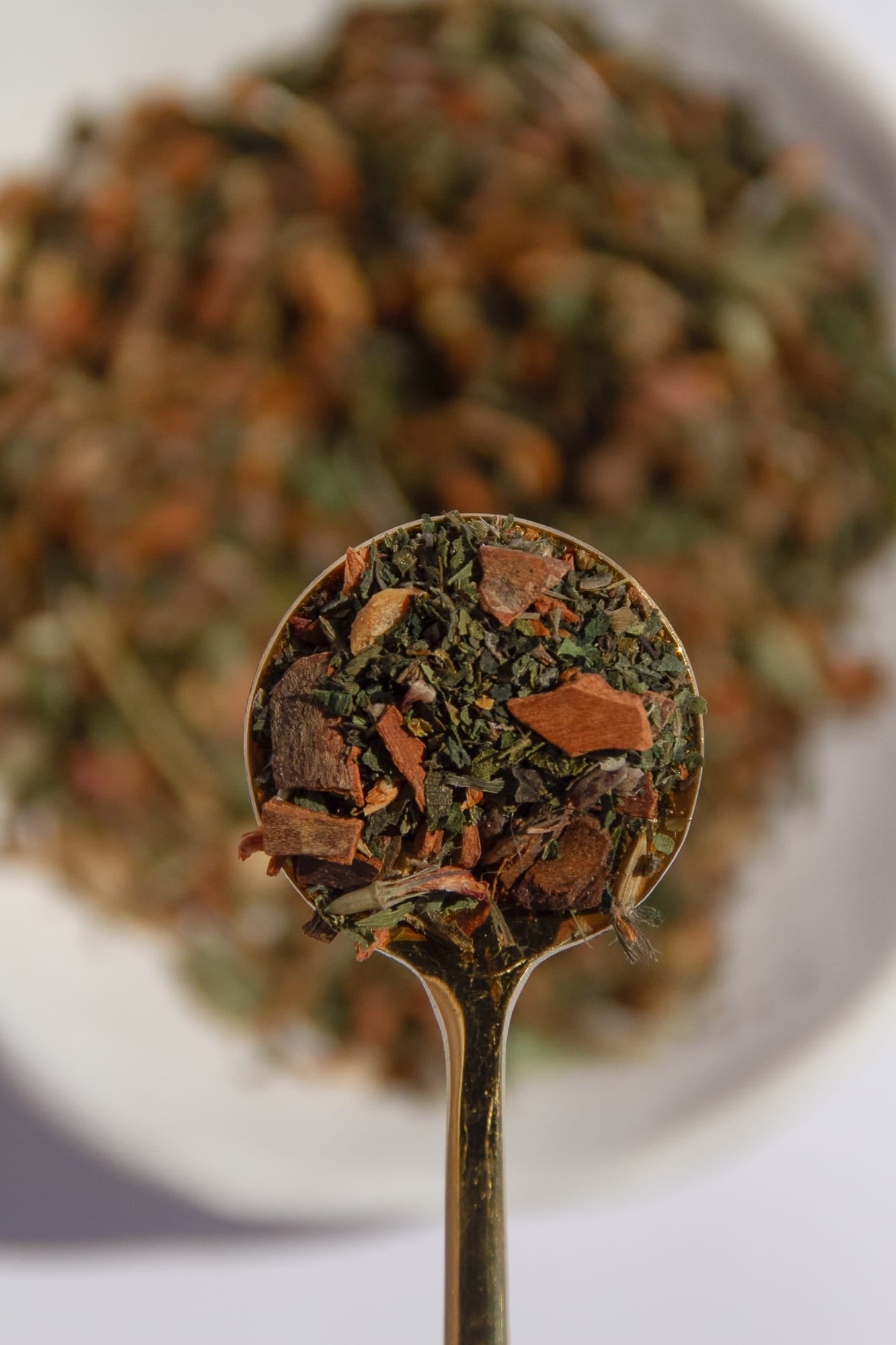 Cinnamon Flow herbal tea sample for luteal phase and PMS support - Nurtur Tea Australia