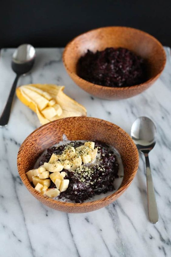 Milk Boosting Sticky Black Rice Porridge