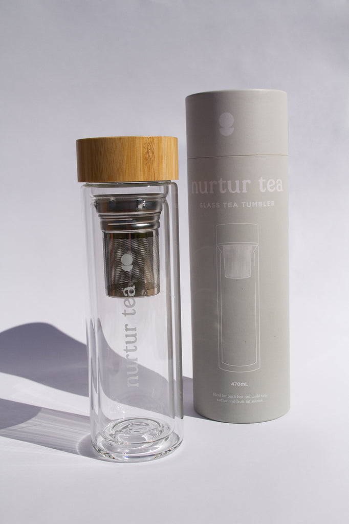 3 in 1 Glass Tea Bottle with Infuser